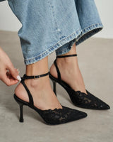 Faiz Insipred Lace Pumps