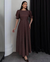 Feminine Flow Polka Dress