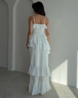 Feminine Ruffle Flow Dress