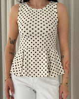 Femme Polka Flare Top