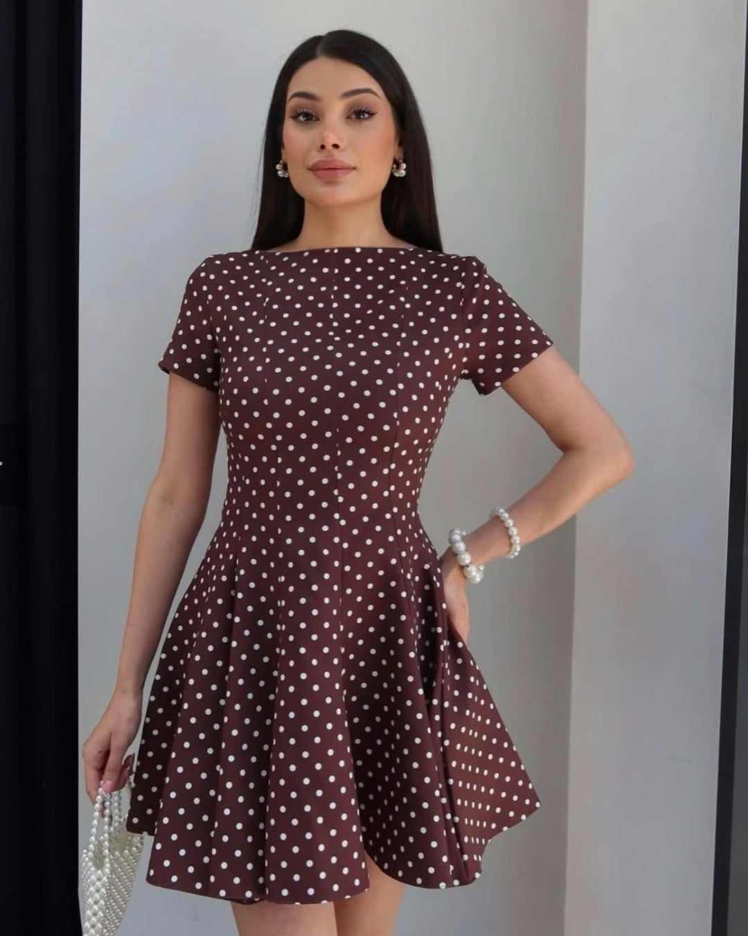 Flirt & Flair Polka Dress