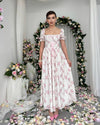 Floral Corset Maxi Dress