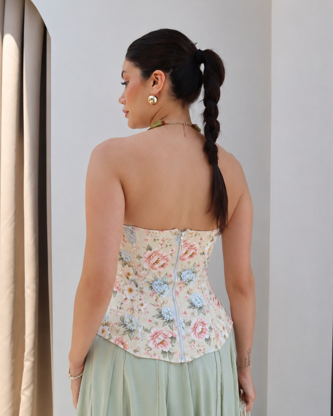 Floral Corset Top