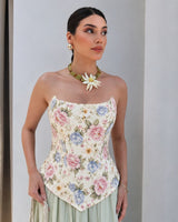 Floral Corset Top