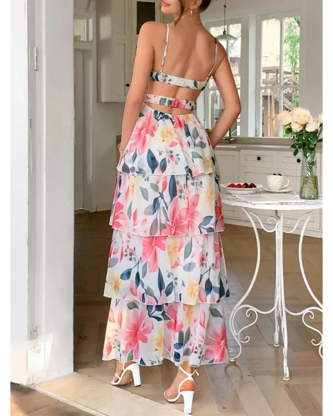 Floral Layered Dress