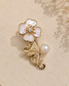 Floral Pearl Pin