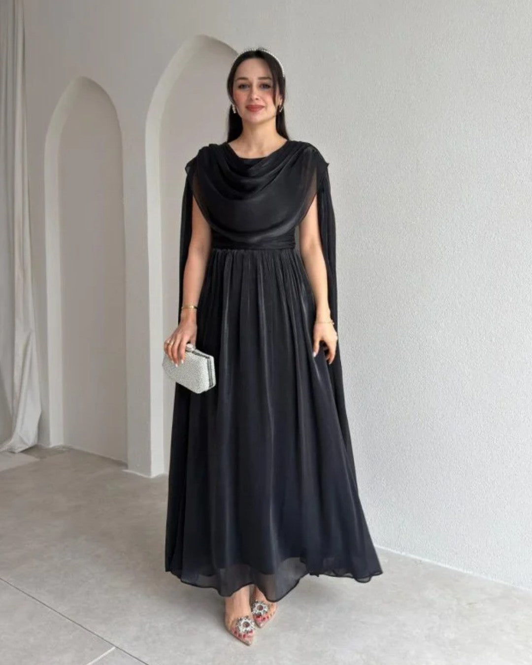 Flow Cape Dress