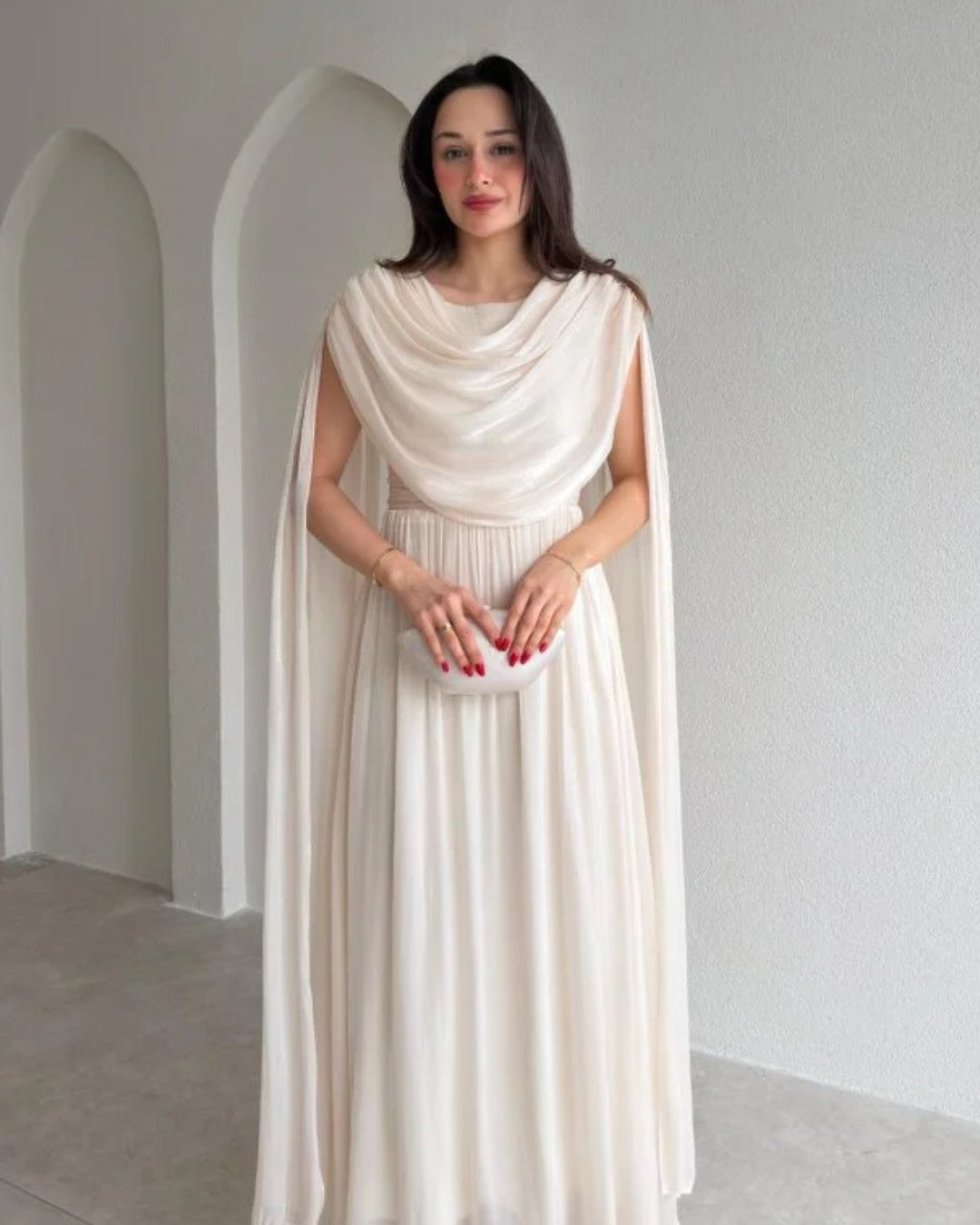Flow Cape Dress