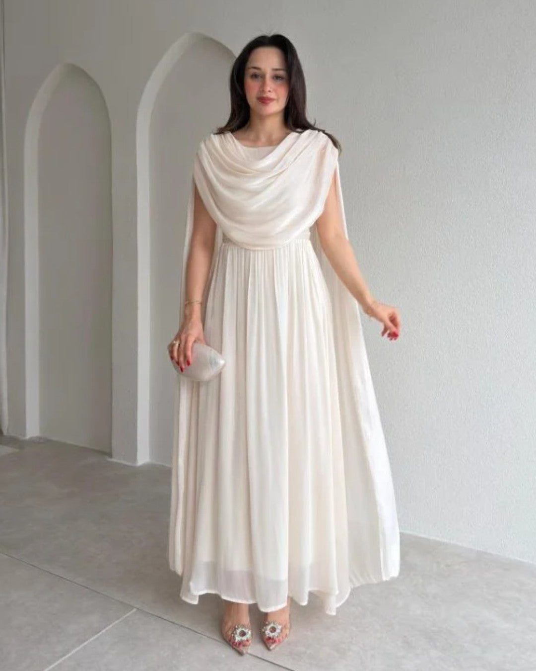 Flow Cape Dress