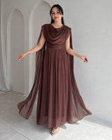 Flow Cape Dress