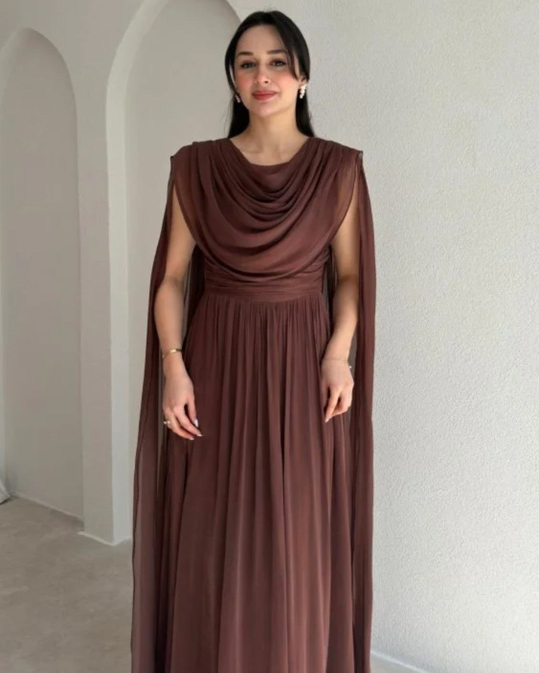 Flow Cape Dress