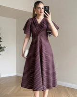 Flowy Polka Dress