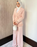 Formal Lace Suit + Belt