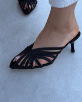 Glam Heeled Mules