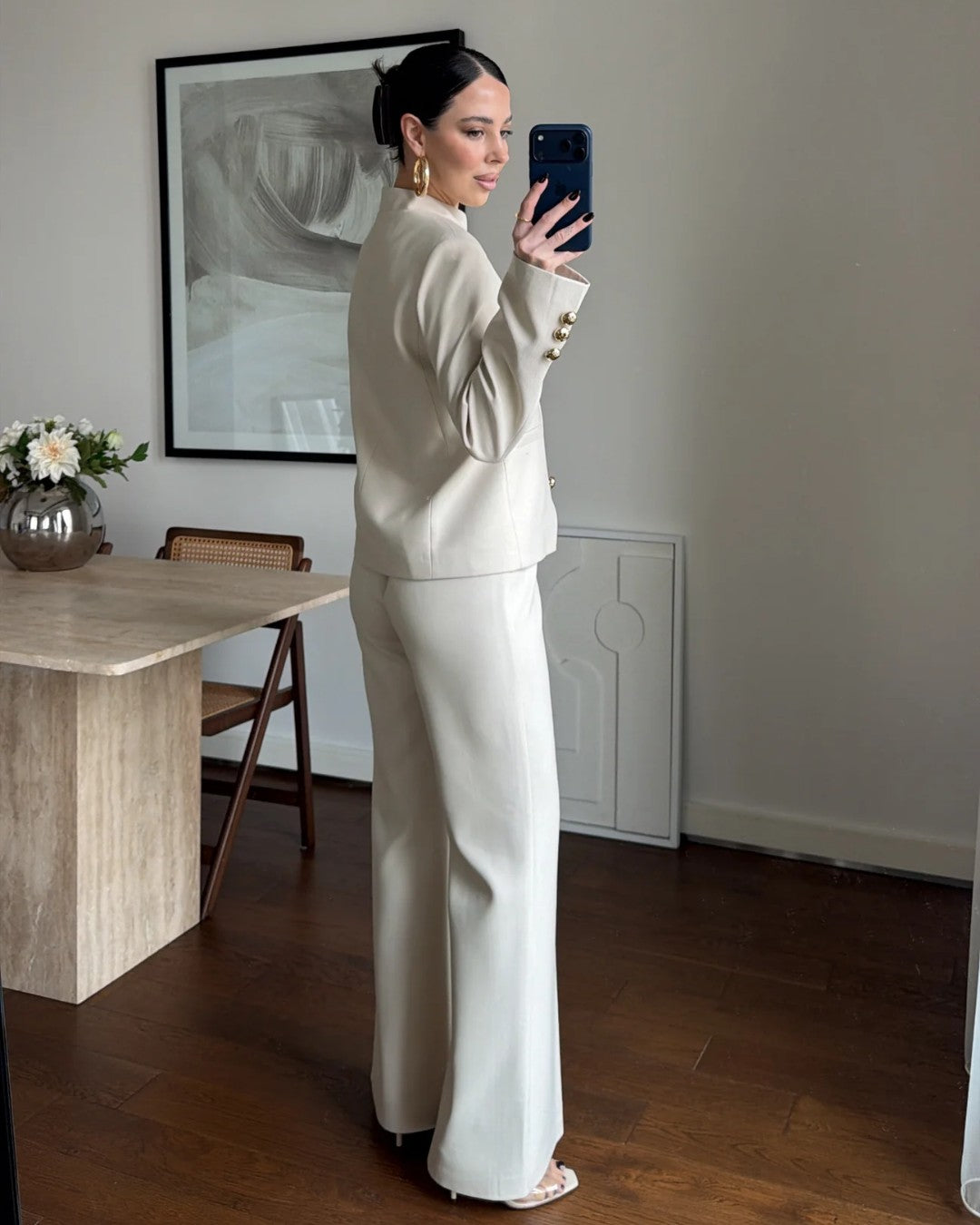 Gold Button Tailored Suit