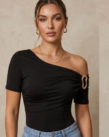 Gold Detail Top