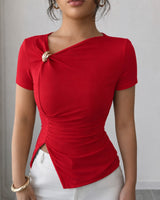 Golden Accent Asymmetric Top