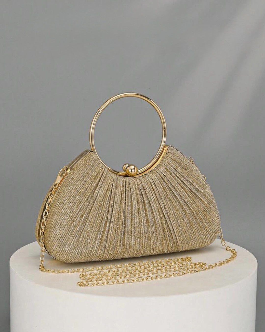 Golden Evening Bag