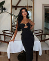 Golden Hour Noir Dress