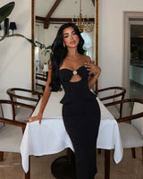 Golden Hour Noir Dress