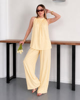 Halter Neck Chic Set