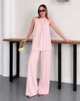 Halter Neck Chic Set