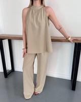 Halter Neck Chic Set