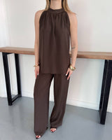 Halter Neck Chic Set