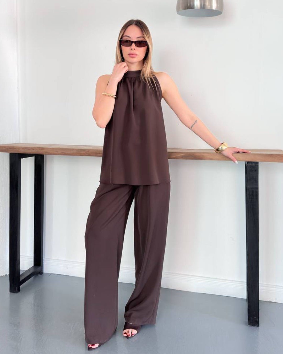 Halter Neck Chic Set