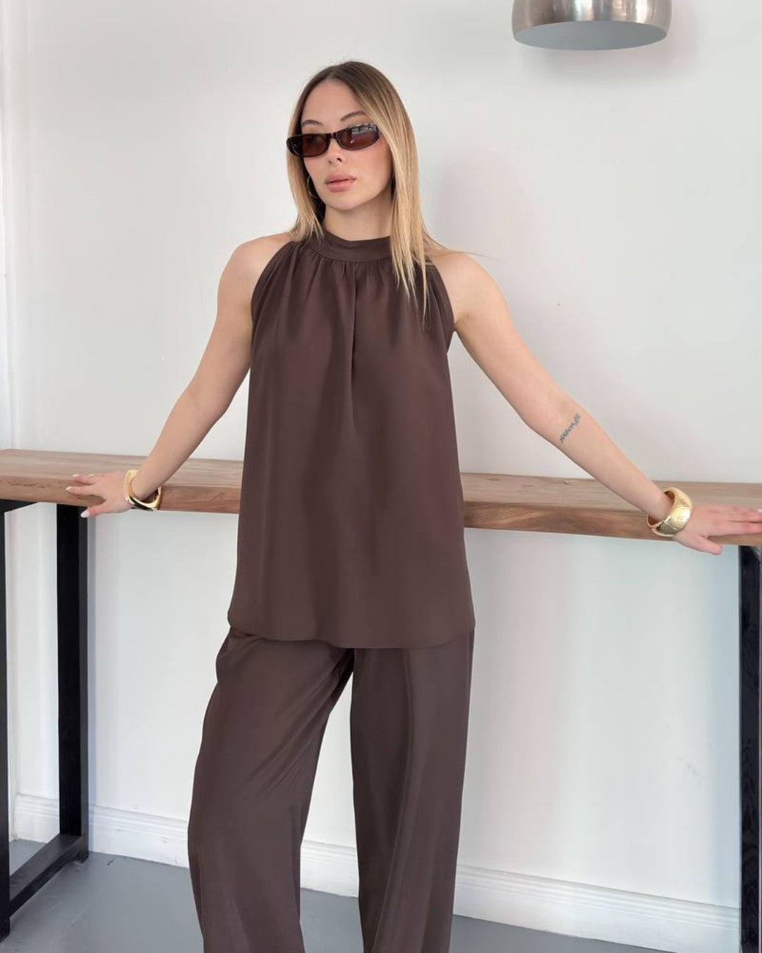 Halter Neck Chic Set