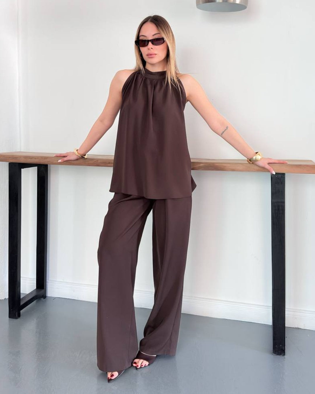 Halter Neck Chic Set