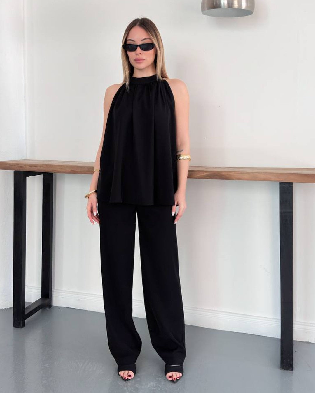 Halter Neck Chic Set