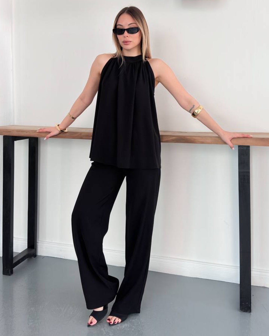 Halter Neck Chic Set