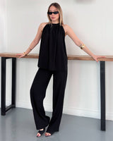 Halter Neck Chic Set