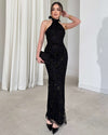 Halter Neck Glam Dress