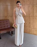 Halter Neck Tailored Suit
