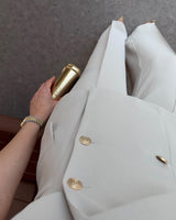 Halter Neck Tailored Suit