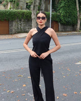 Halter Neck Two-Piece Set