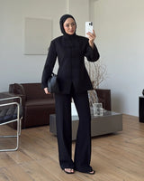 High Neck Tailored Suit