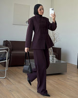 High Neck Tailored Suit