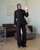 High Neck Tailored Suit