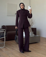High Neck Tailored Suit