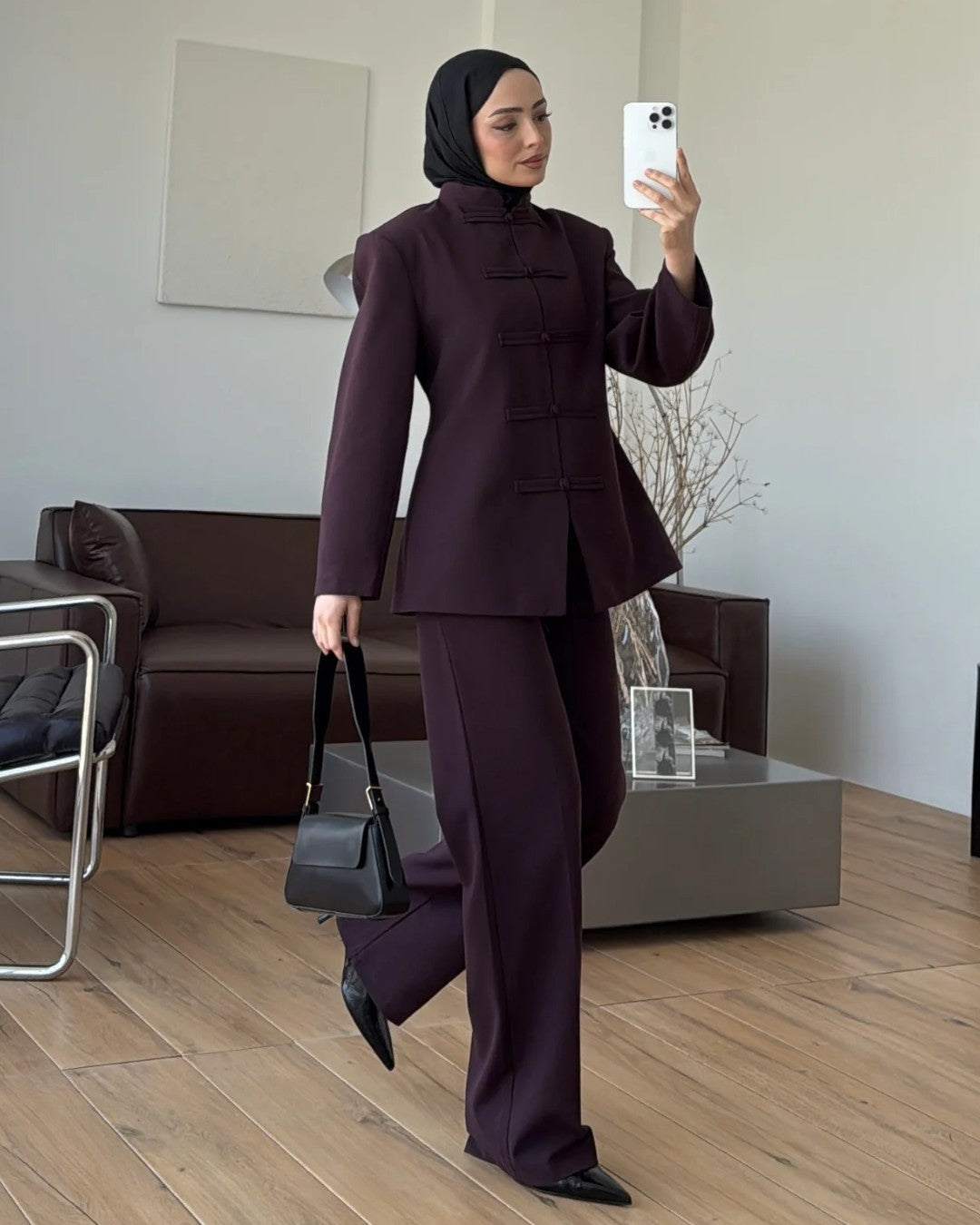 High Neck Tailored Suit
