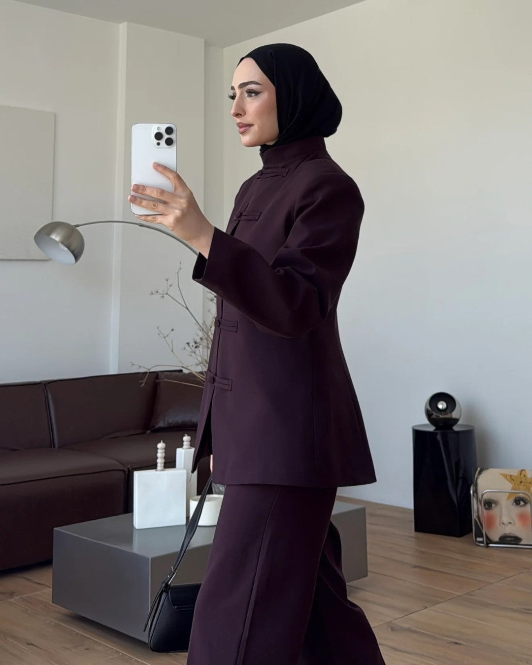 High Neck Tailored Suit
