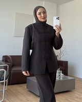 High Neck Tailored Suit