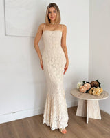 Irresistible Lace Curve Dress