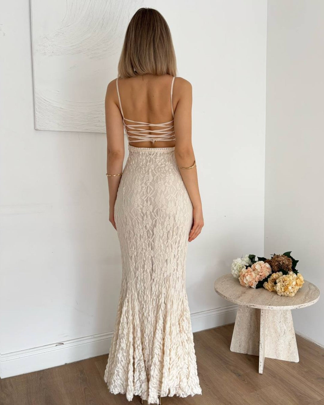 Irresistible Lace Curve Dress