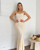Irresistible Lace Curve Dress