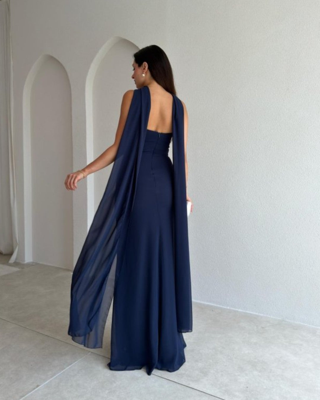 Isabella Scarf Maxi Gown