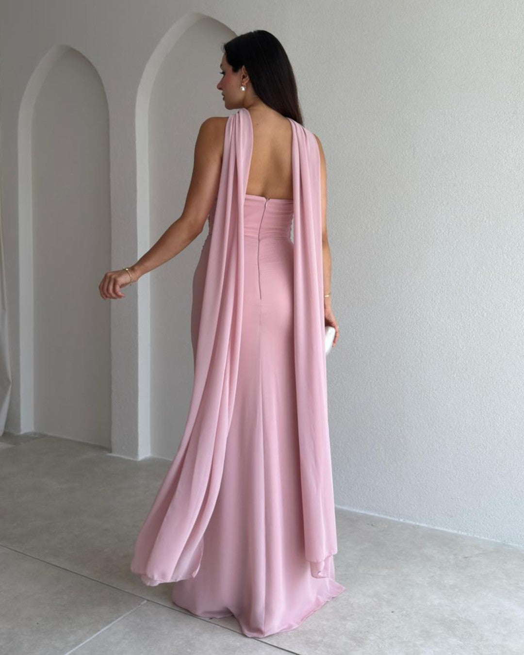 Isabella Scarf Maxi Gown